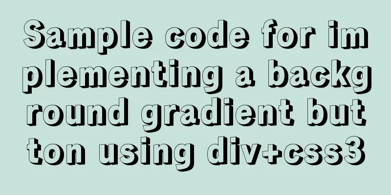 Sample code for implementing a background gradient button using div+css3