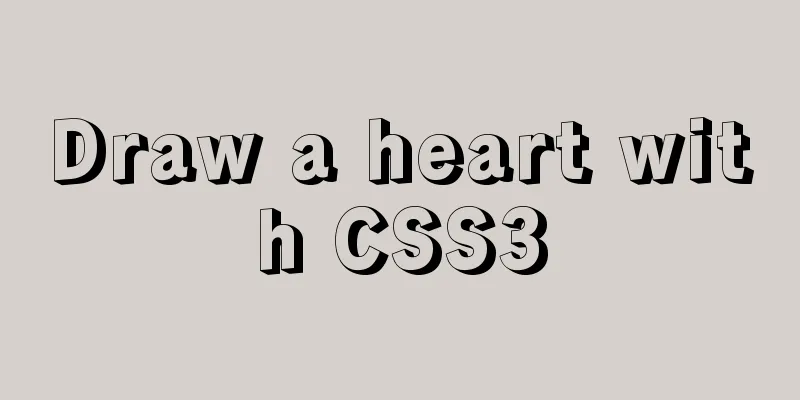 Draw a heart with CSS3