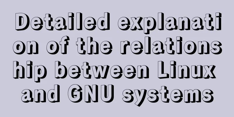 Detailed explanation of the relationship between Linux and GNU systems