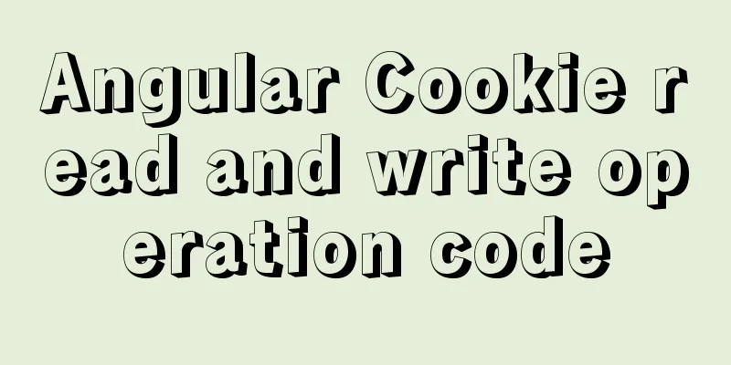 Angular Cookie read and write operation code