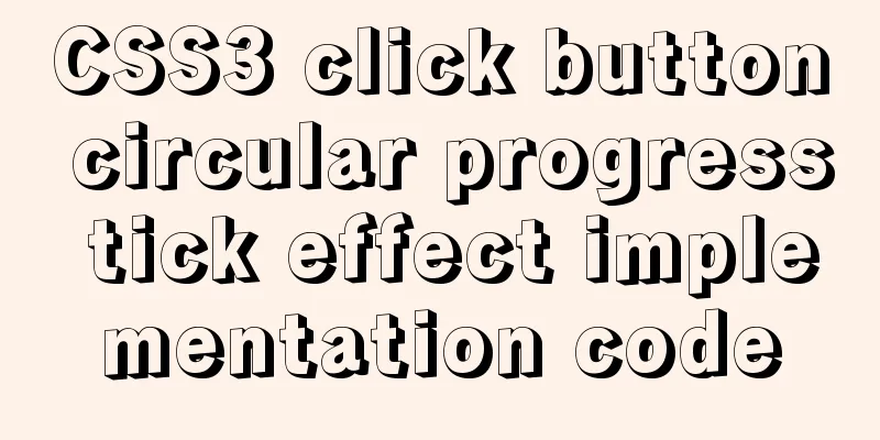 CSS3 click button circular progress tick effect implementation code