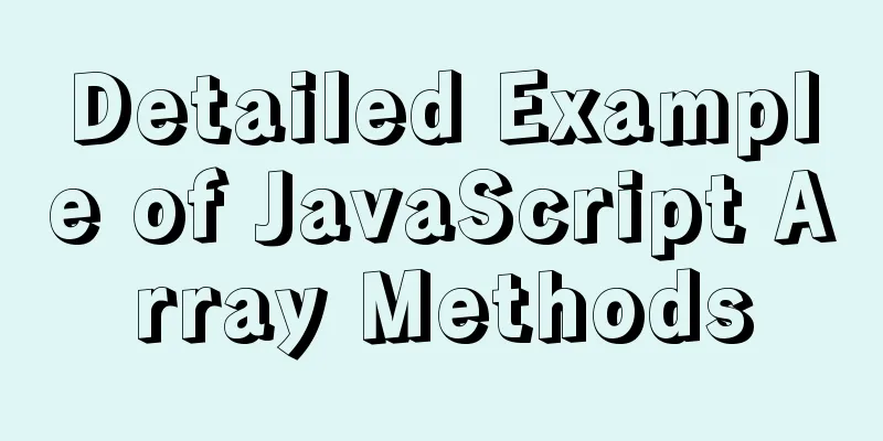 Detailed Example of JavaScript Array Methods