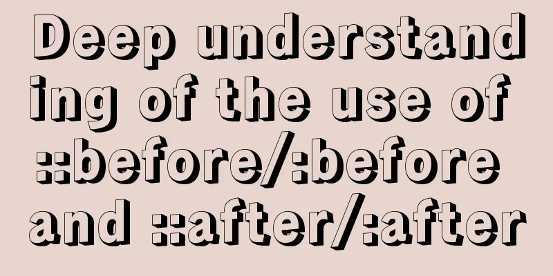 Deep understanding of the use of ::before/:before and ::after/:after