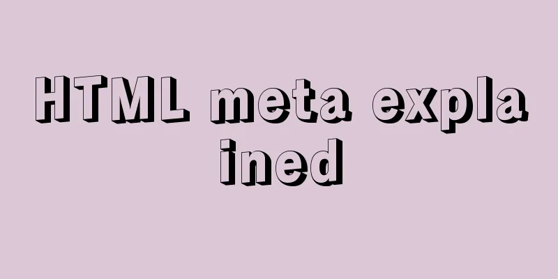 HTML meta explained
