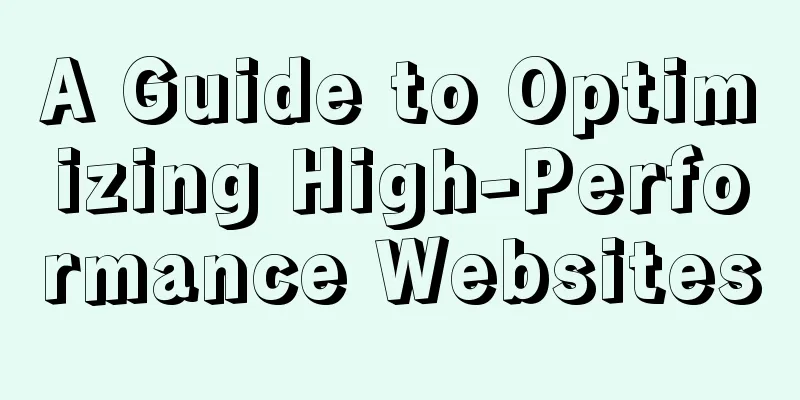 A Guide to Optimizing High-Performance Websites