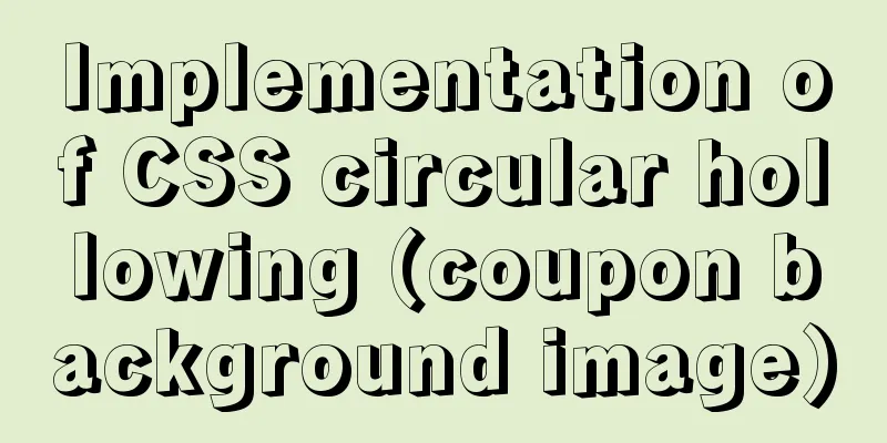 Implementation of CSS circular hollowing (coupon background image)