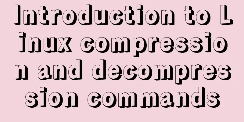 Introduction to Linux compression and decompression commands