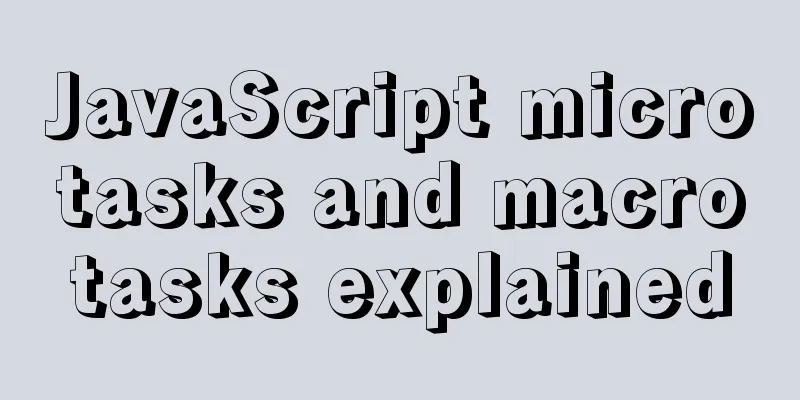 JavaScript microtasks and macrotasks explained