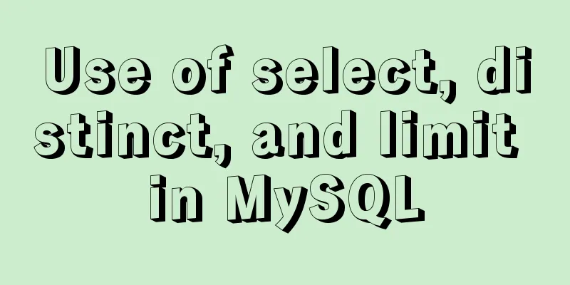 Use of select, distinct, and limit in MySQL