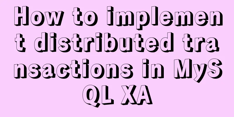 How to implement distributed transactions in MySQL XA
