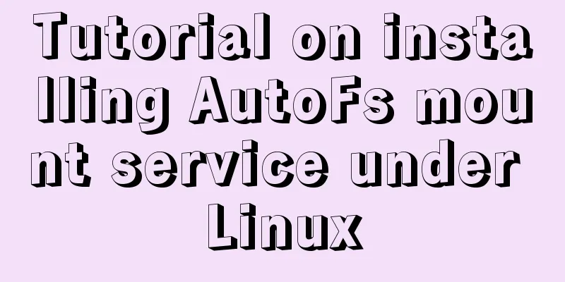 Tutorial on installing AutoFs mount service under Linux