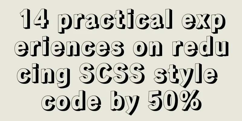 14 practical experiences on reducing SCSS style code by 50%