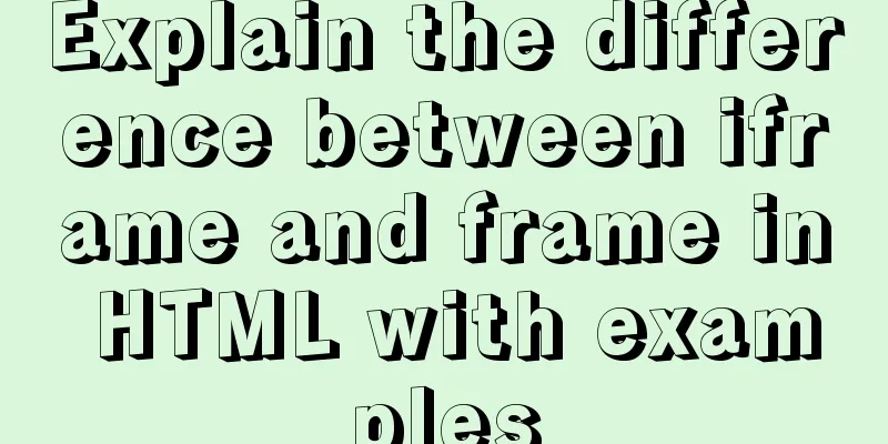 Explain the difference between iframe and frame in HTML with examples