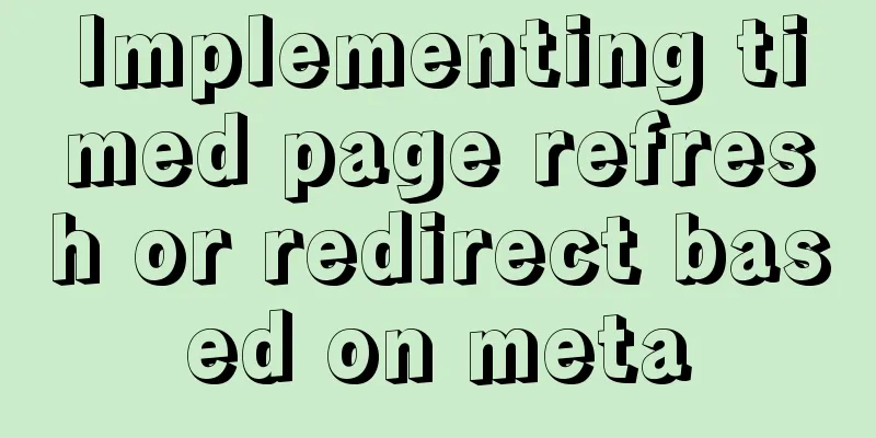 Implementing timed page refresh or redirect based on meta