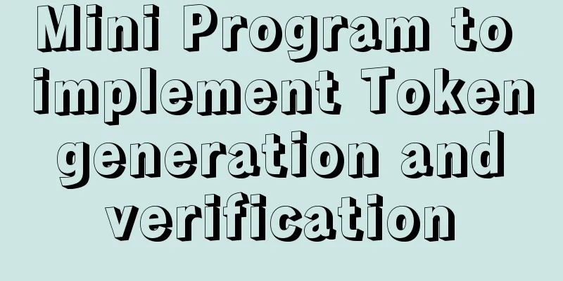 Mini Program to implement Token generation and verification