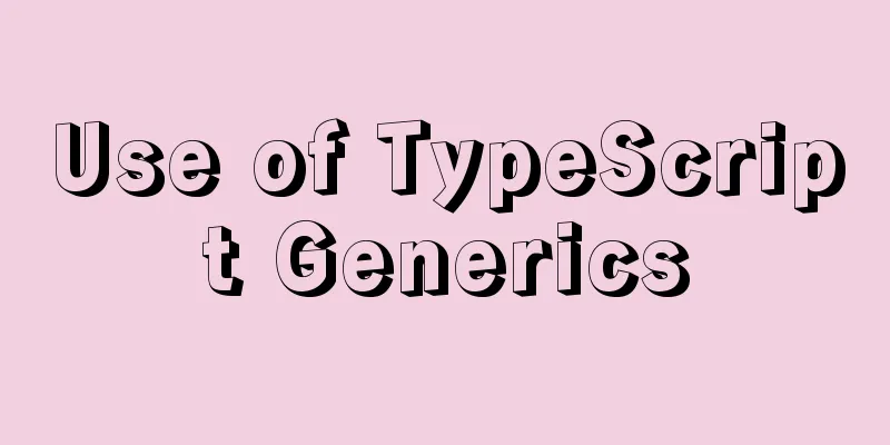 Use of TypeScript Generics