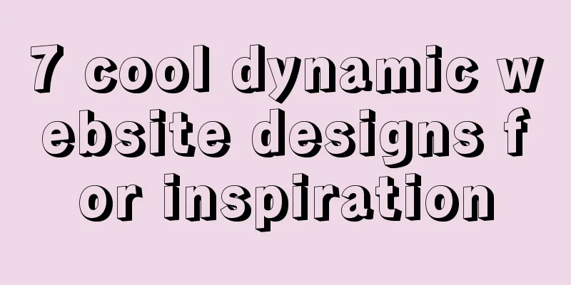 7 cool dynamic website designs for inspiration