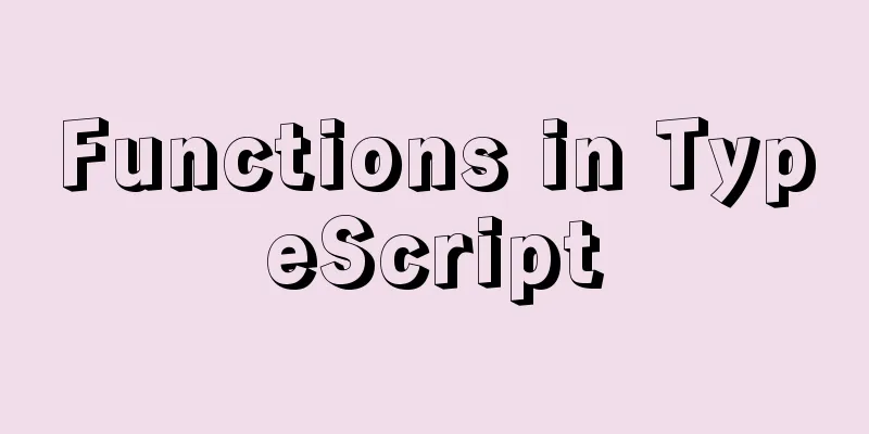 Functions in TypeScript