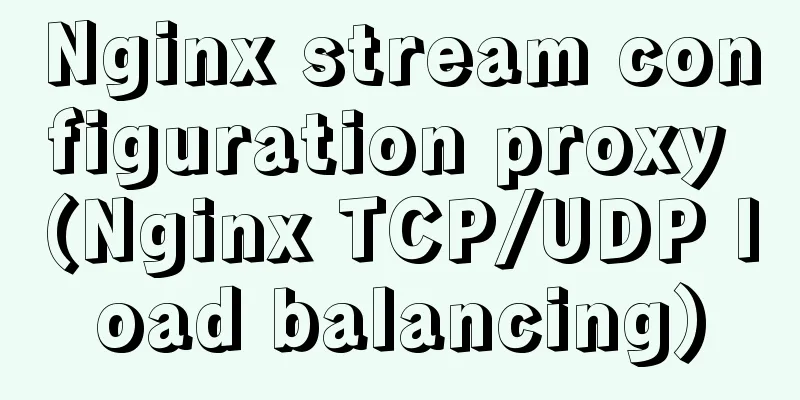 Nginx stream configuration proxy (Nginx TCP/UDP load balancing)