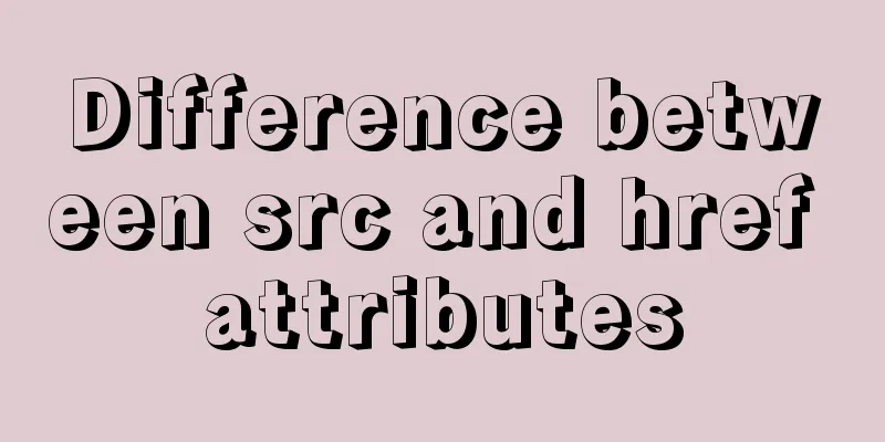 Difference between src and href attributes