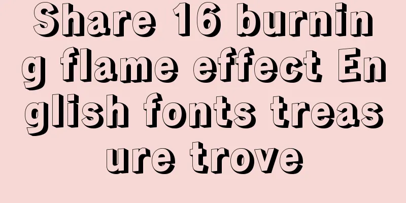 Share 16 burning flame effect English fonts treasure trove