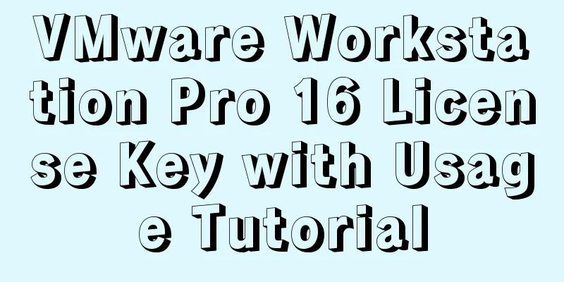 VMware Workstation Pro 16 License Key with Usage Tutorial