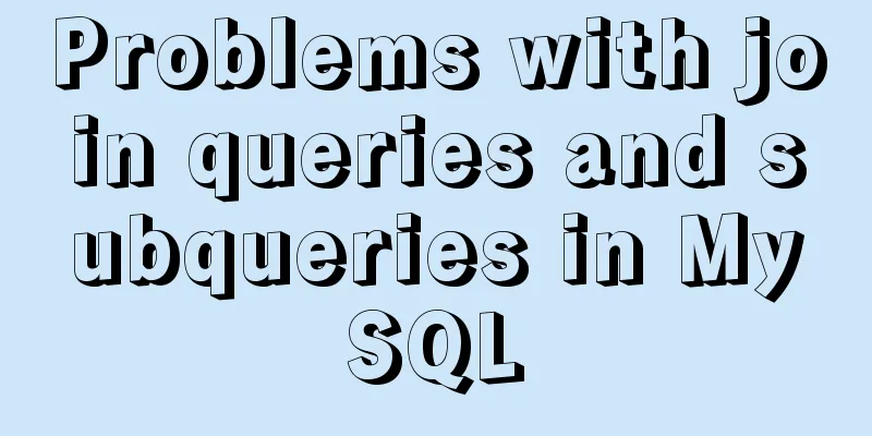 Problems with join queries and subqueries in MySQL