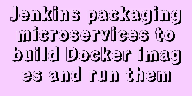 Jenkins packaging microservices to build Docker images and run them
