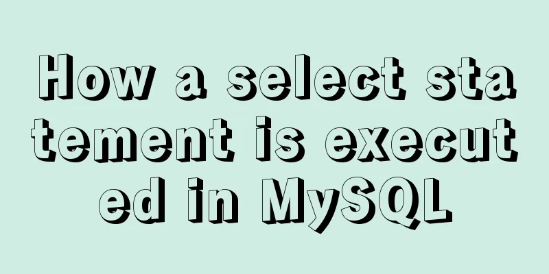 How a select statement is executed in MySQL