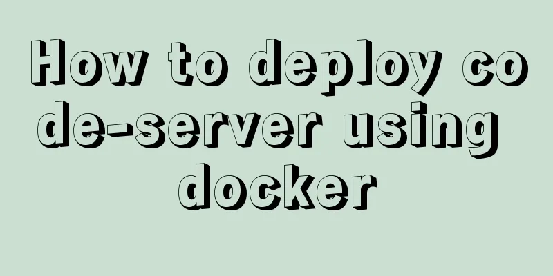 How to deploy code-server using docker