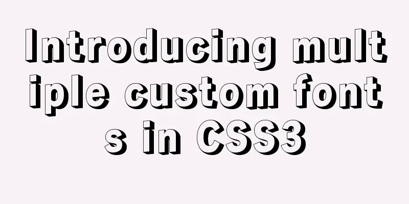 Introducing multiple custom fonts in CSS3
