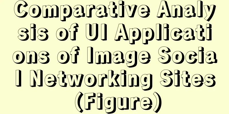 Comparative Analysis of UI Applications of Image Social Networking Sites (Figure)