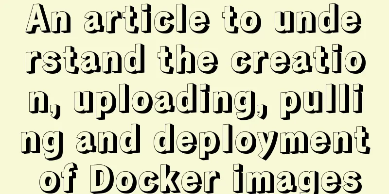 An article to understand the creation, uploading, pulling and deployment of Docker images