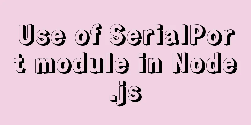 Use of SerialPort module in Node.js