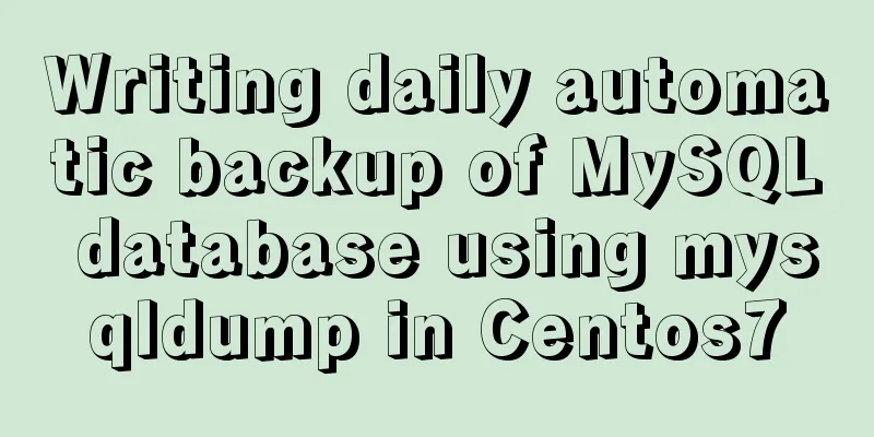 Writing daily automatic backup of MySQL database using mysqldump in Centos7