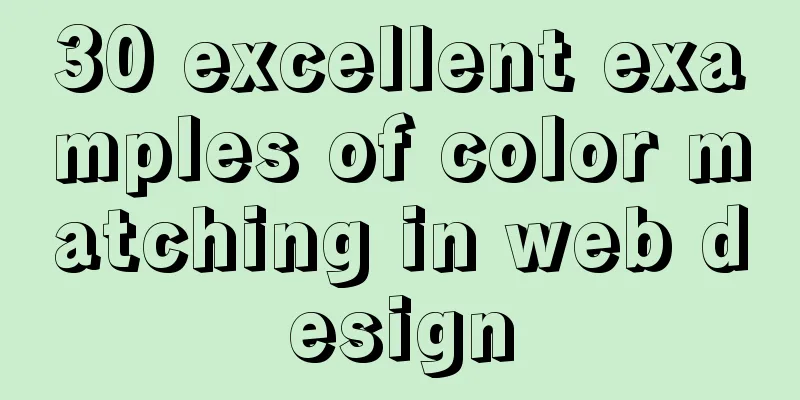 30 excellent examples of color matching in web design