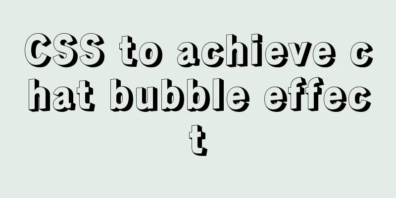 CSS to achieve chat bubble effect