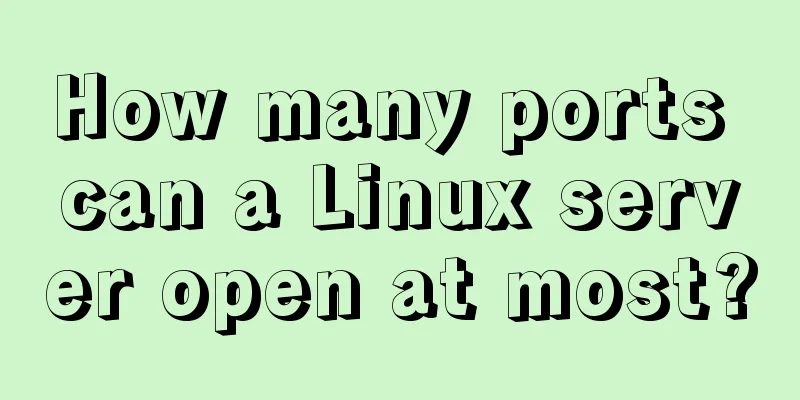 How many ports can a Linux server open at most?