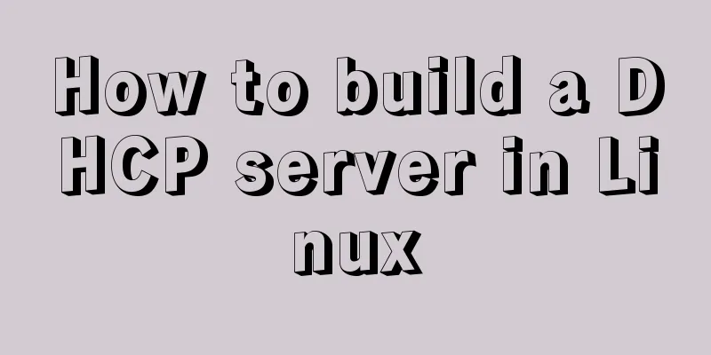 How to build a DHCP server in Linux