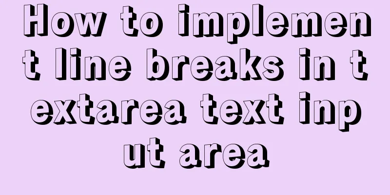 How to implement line breaks in textarea text input area