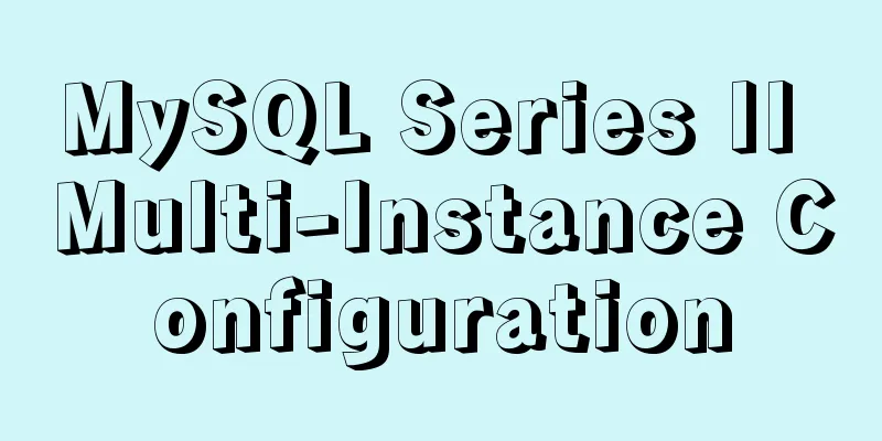 MySQL Series II Multi-Instance Configuration