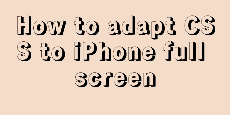How to adapt CSS to iPhone full screen