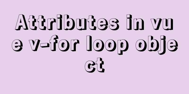 Attributes in vue v-for loop object
