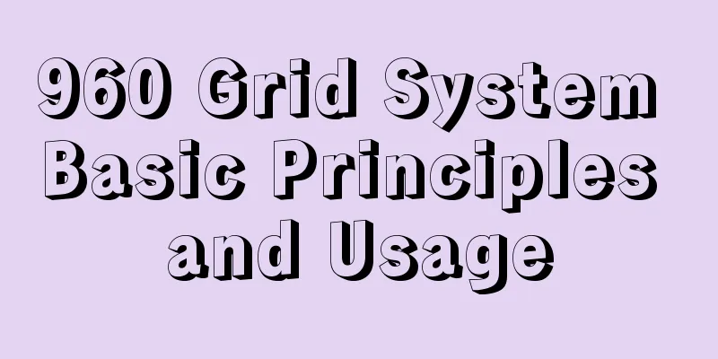 960 Grid System Basic Principles and Usage