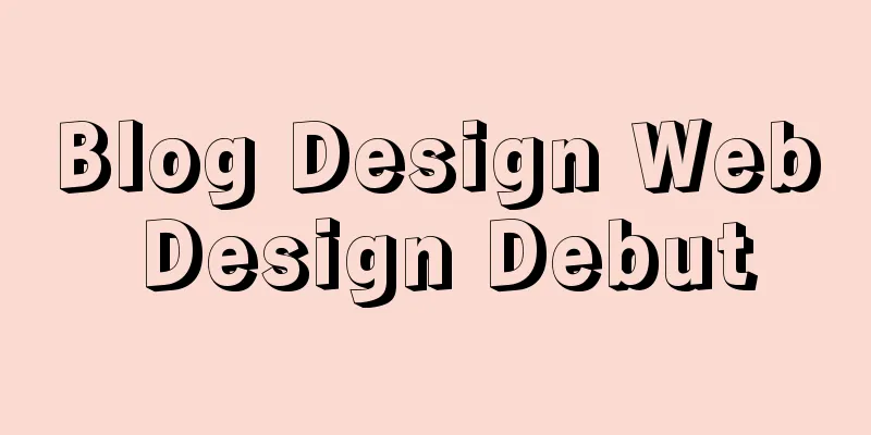 Blog Design Web Design Debut