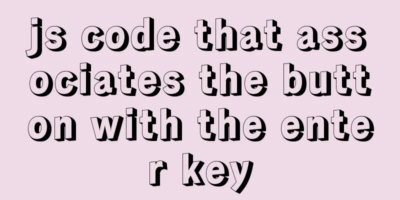 js code that associates the button with the enter key