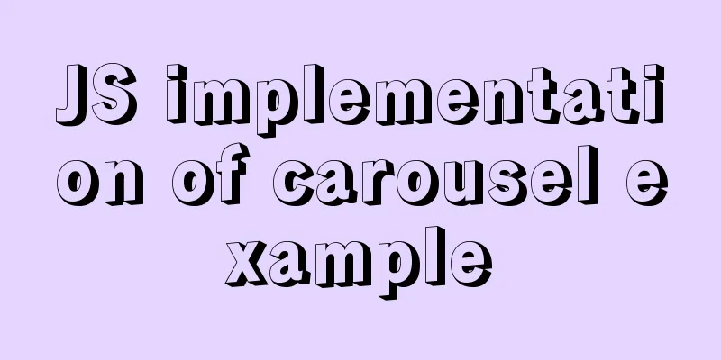 JS implementation of carousel example