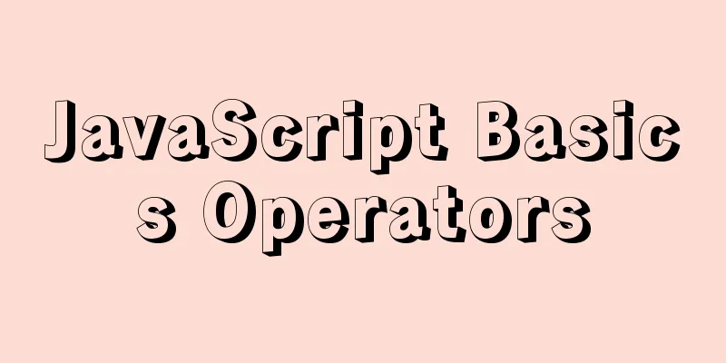 JavaScript Basics Operators