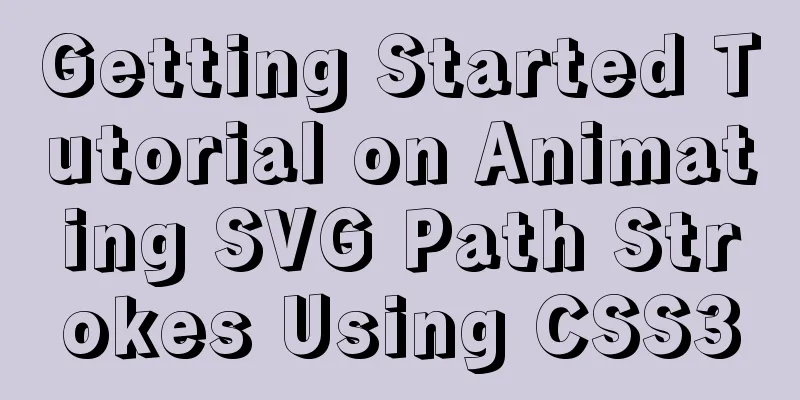 Getting Started Tutorial on Animating SVG Path Strokes Using CSS3
