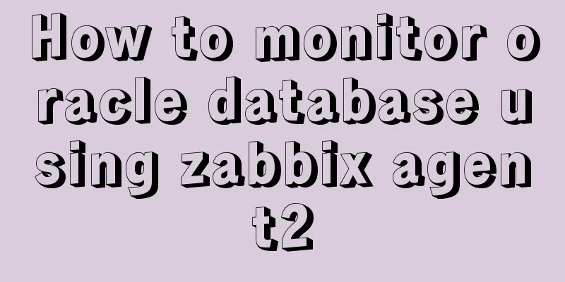 How to monitor oracle database using zabbix agent2